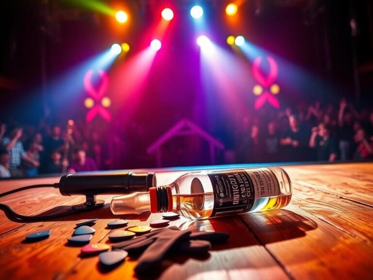 Flick International Concert scene featuring a chaotic stage moment with a fan jumping onto the stage