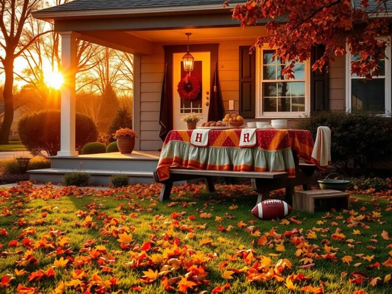 Flick International A cozy autumn scene featuring a warm home and seasonal decorations that evokes family warmth and connection