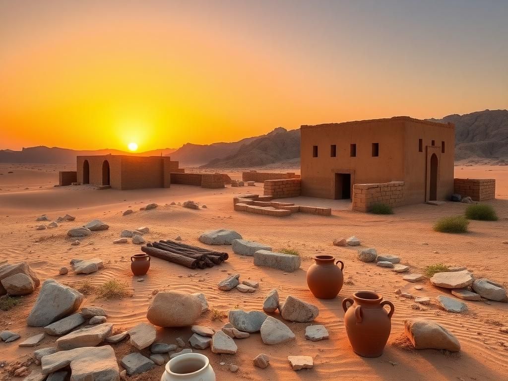 Flick International Expansive view of the Kharga Oasis with ancient churches