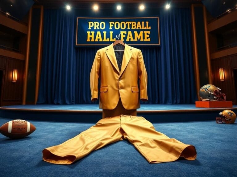 Flick International Jared Allen celebrating his NFL Hall of Fame induction with a humorous wardrobe malfunction on stage