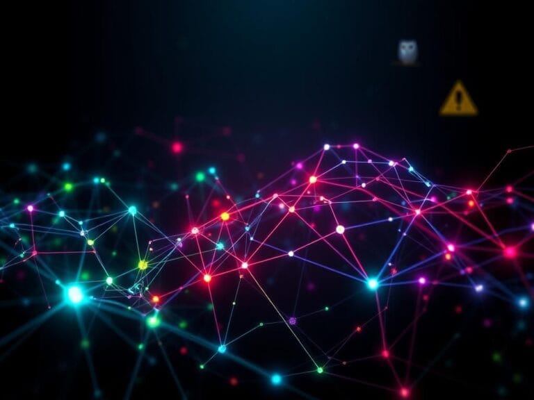 Flick International Abstract visualization of interconnected AI models represented as glowing neural networks with colorful data streams.