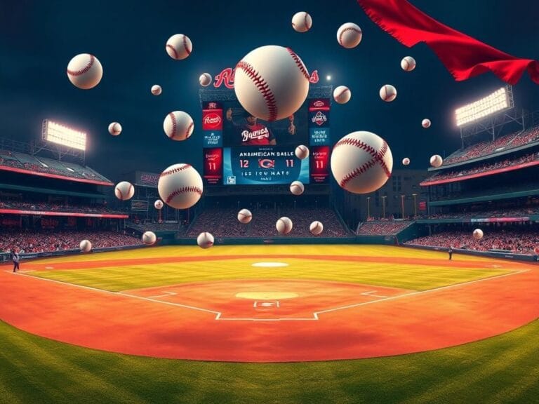 Flick International A vibrant baseball scene at Great American Ball Park during a thrilling night game.