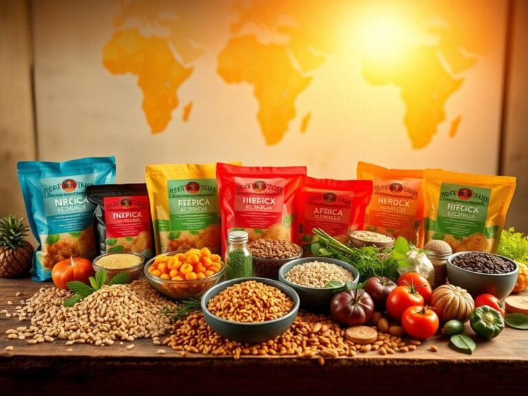 Flick International Array of colorful therapeutic food packets symbolizing food aid initiative