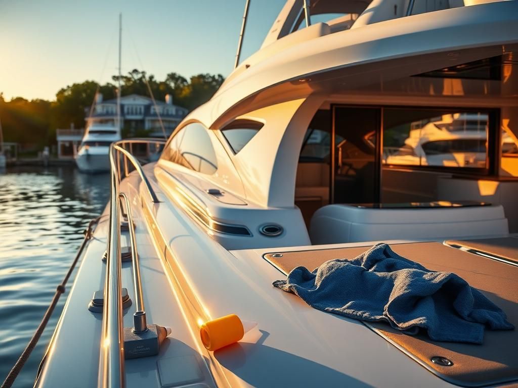 Flick International A luxurious yacht docked at Montauk harbor with signs of a hasty departure