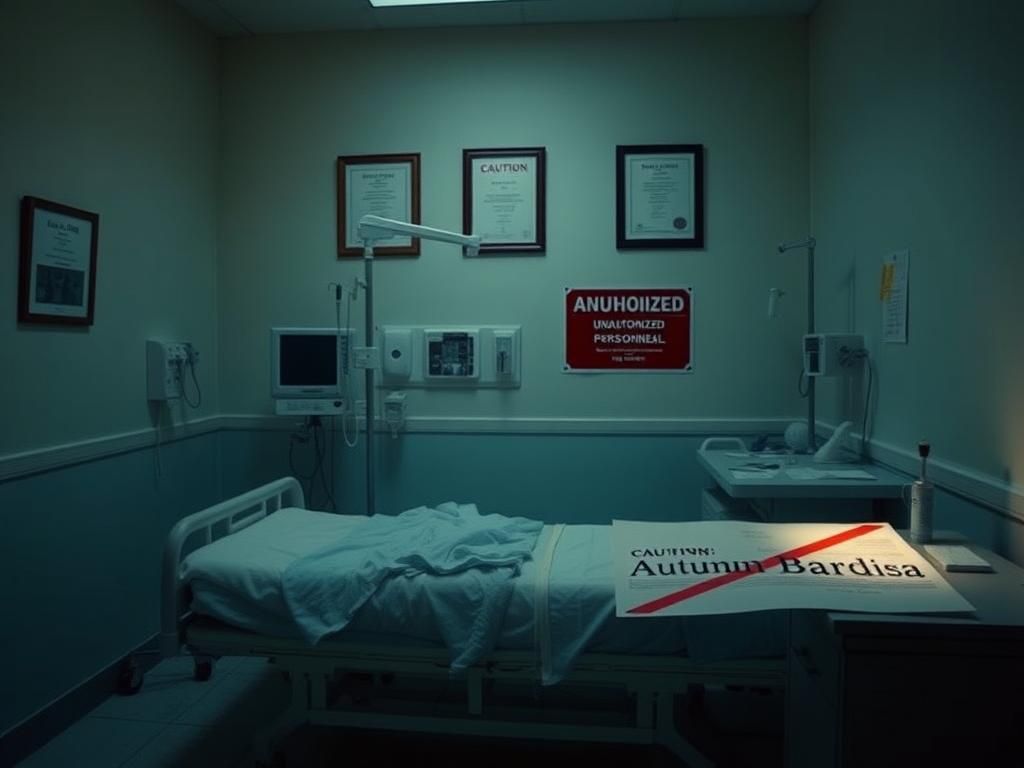 Flick International Empty hospital room illustrating deception in healthcare