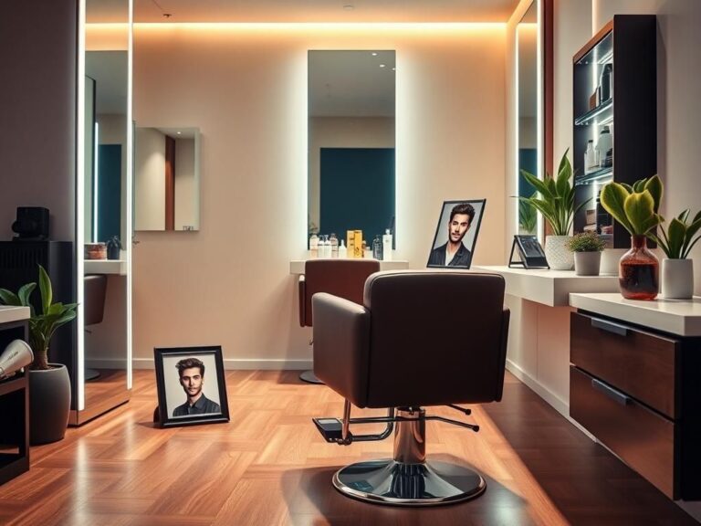 Flick International Modern hair salon interior highlighting transformation and rejuvenation