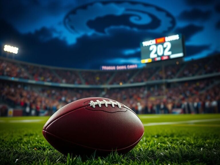 Flick International Quarterback Shedeur Sanders stands on the field during a nighttime preseason game, showcasing his potential as a first-round pick.