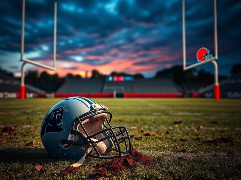 Flick International Tension-filled scene after brawl between Panthers and Browns players