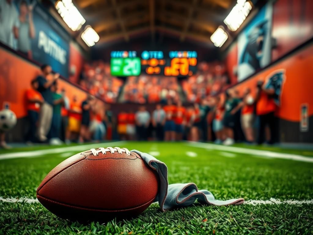 Flick International Football stadium tunnel capturing post-game emotions after Shedeur Sanders' debut against the Panthers