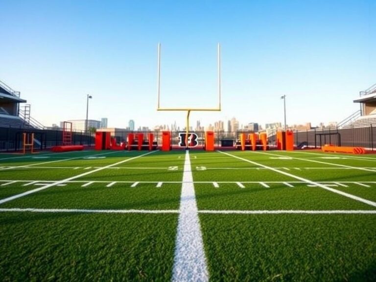 Flick International Pristine football training field at Cincinnati Bengals' practice facility
