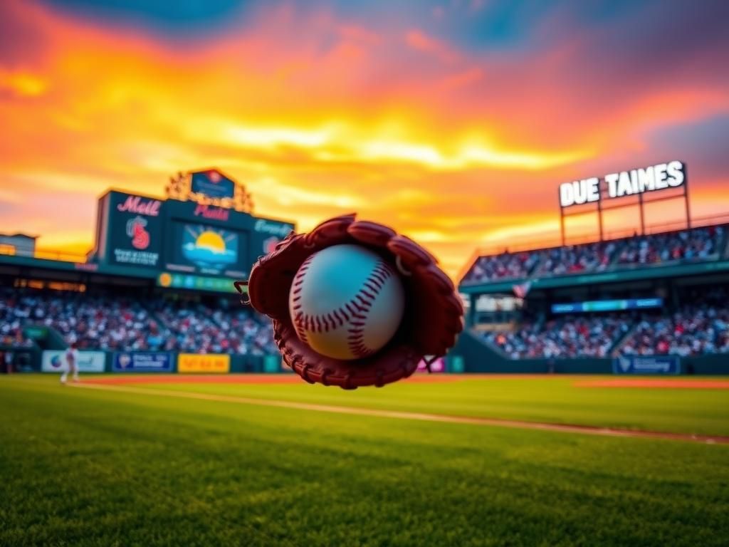 Flick International Fernando Tatis Jr. making an incredible leaping catch at the outfield wall.