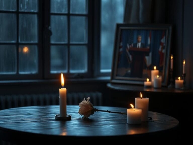 Flick International A candlelit room symbolizing grief and loss after the killing of Charlie Kirk