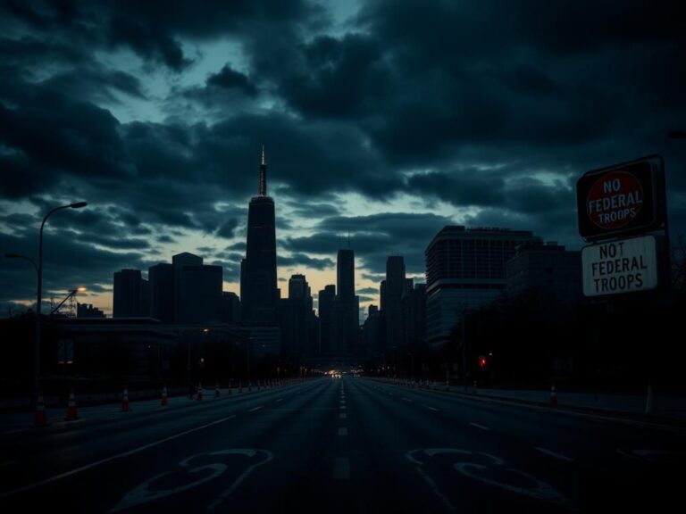 Flick International A dusk view of Chicago's skyline with the Willis Tower silhouetted against a dramatic sky
