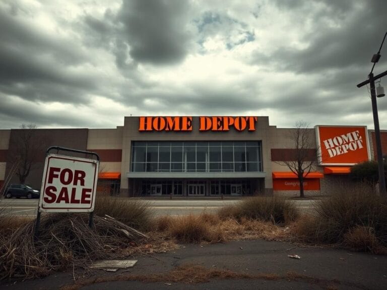 Flick International Abandoned Macy's storefront representing proposed Home Depot site in Eagle Rock