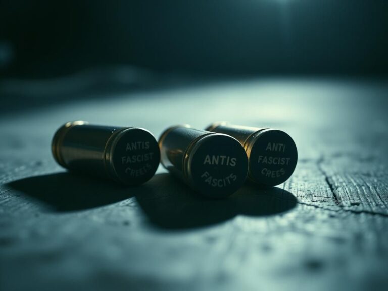 Flick International Close-up shot of bullet casings with artistic engravings