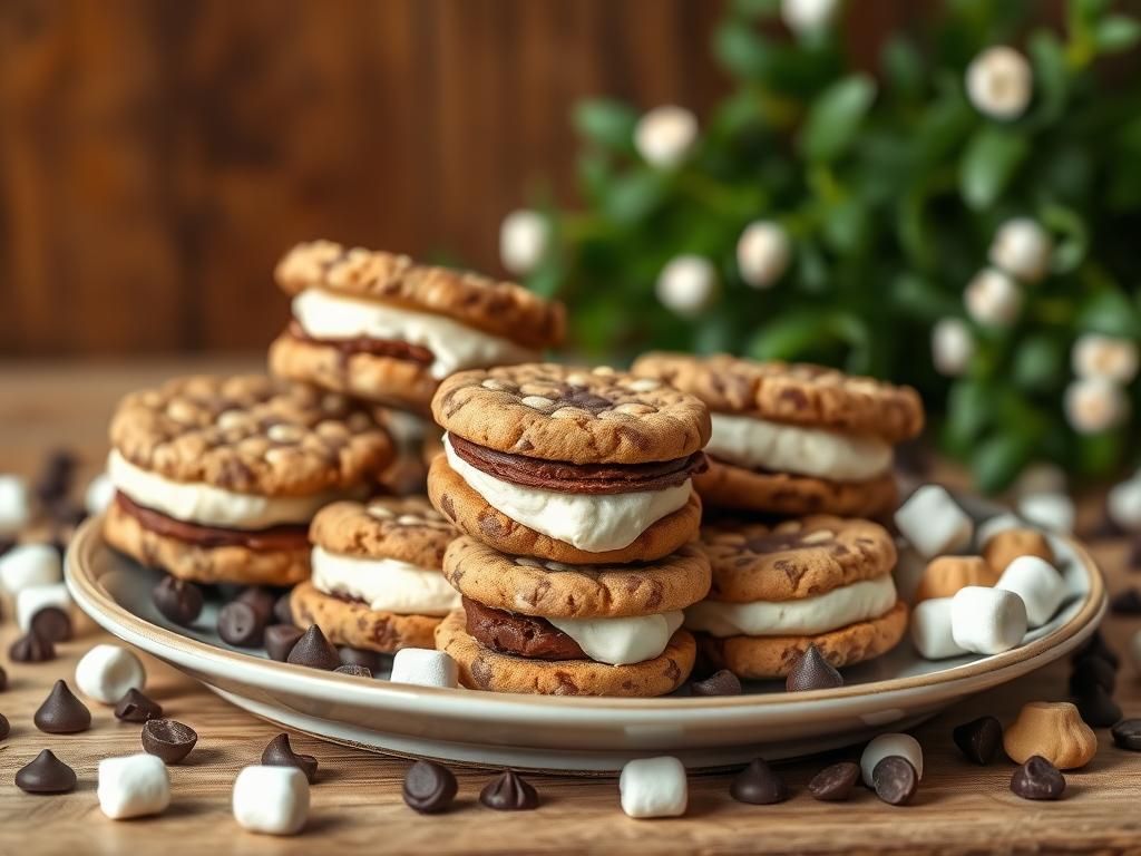 Flick International Close-up view of the new Exploremores cookies, featuring chocolate and marshmallow layers