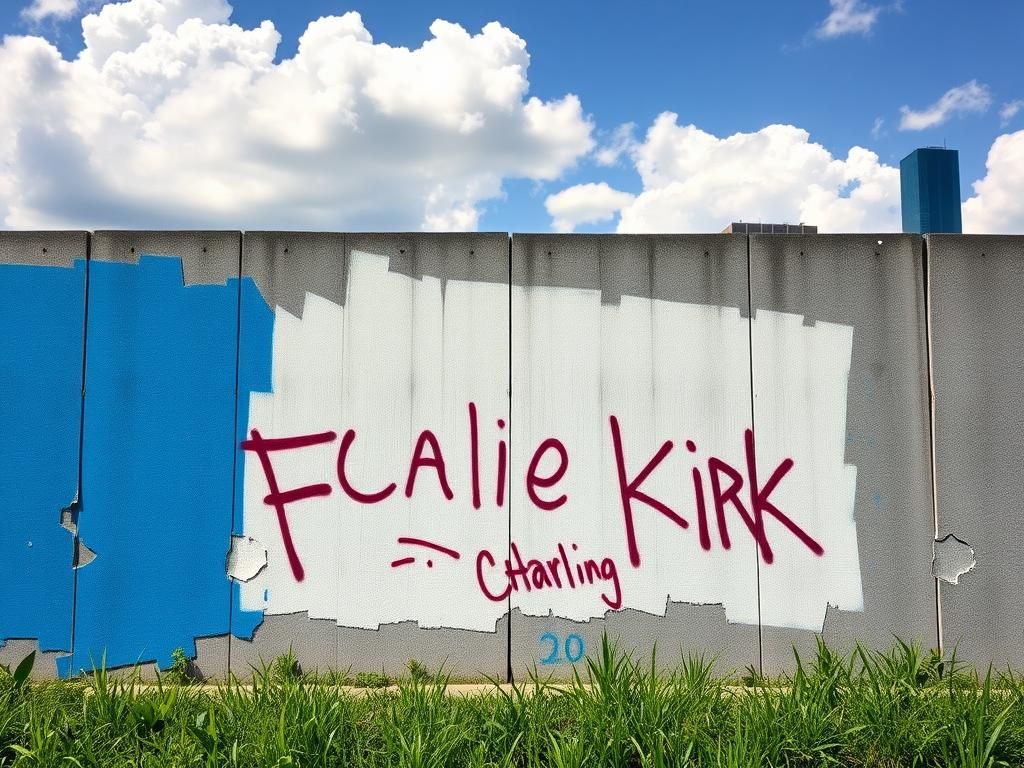 Flick International Urban scene of a freshly painted wall in Houston, Texas, obscuring graffiti