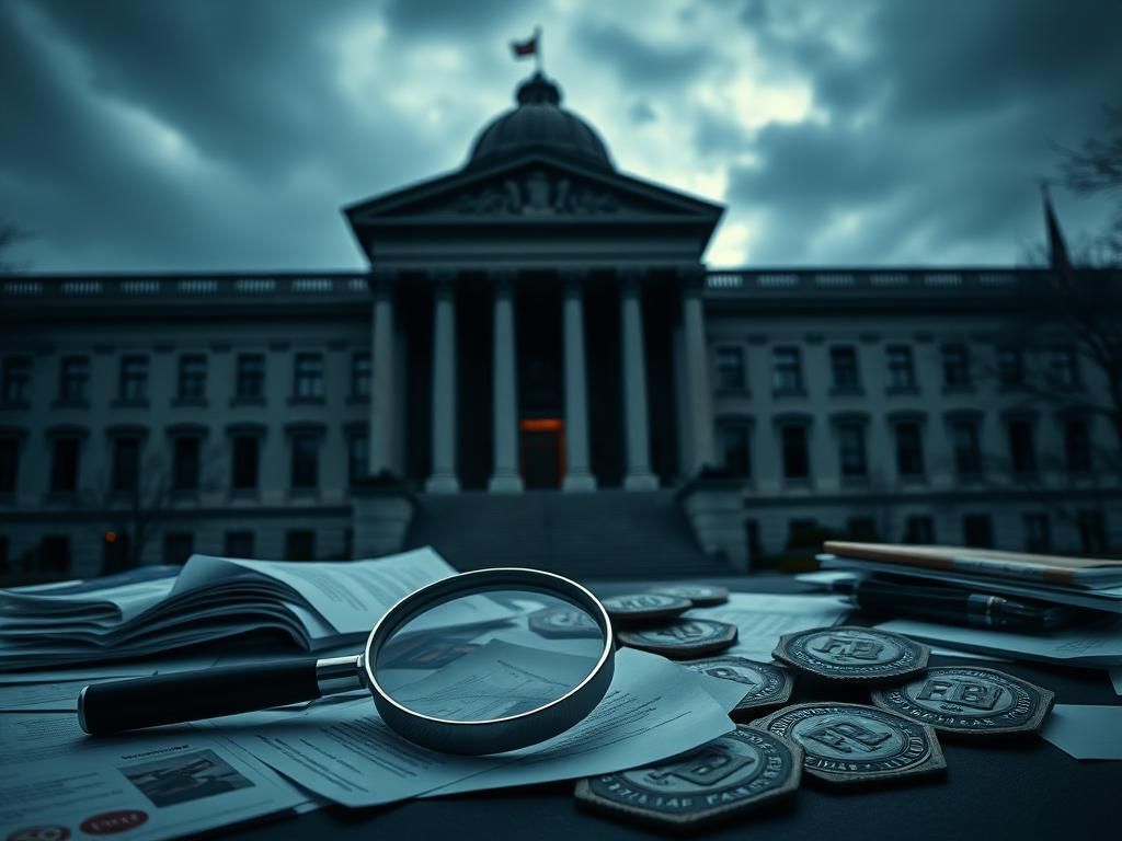 Flick International Exterior of a large government building symbolizing the FBI under scrutiny