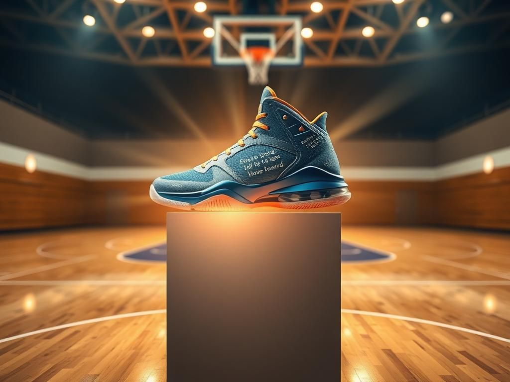 Flick International Modern basketball sneaker showcasing Bible verses