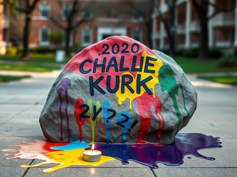 Flick International Tribute rock honoring Charlie Kirk defaced at University of North Carolina Wilmington