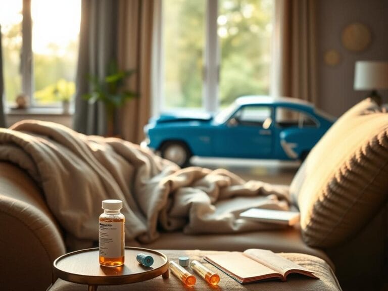 Flick International Serene living room setting symbolizing healing and recovery