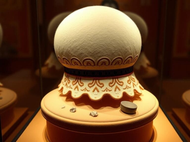 Flick International Ancient Egyptian sun hat displayed in the Bolton Museum