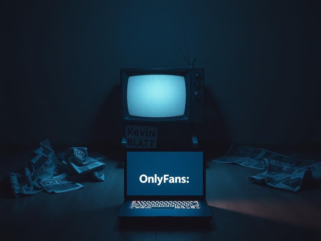 Flick International Dimly-lit scene with a vintage television set in an empty room showcasing the impact of celebrity sex tapes