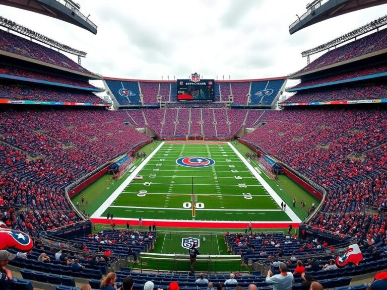 Flick International A wide-angle view of MetLife Stadium filled with New York Giants fans expressing their desires for a quarterback change.