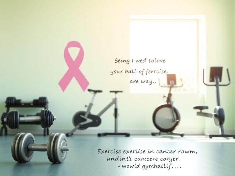 Flick International Serene gym environment featuring exercise equipment promoting cancer recovery