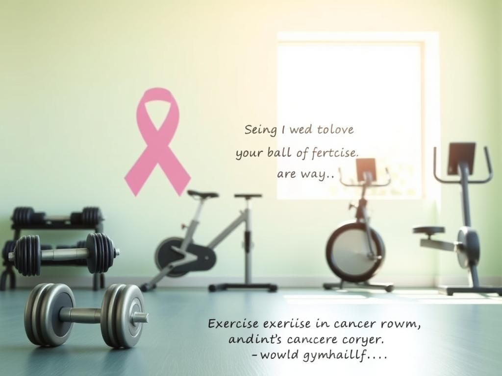 Flick International Serene gym environment featuring exercise equipment promoting cancer recovery