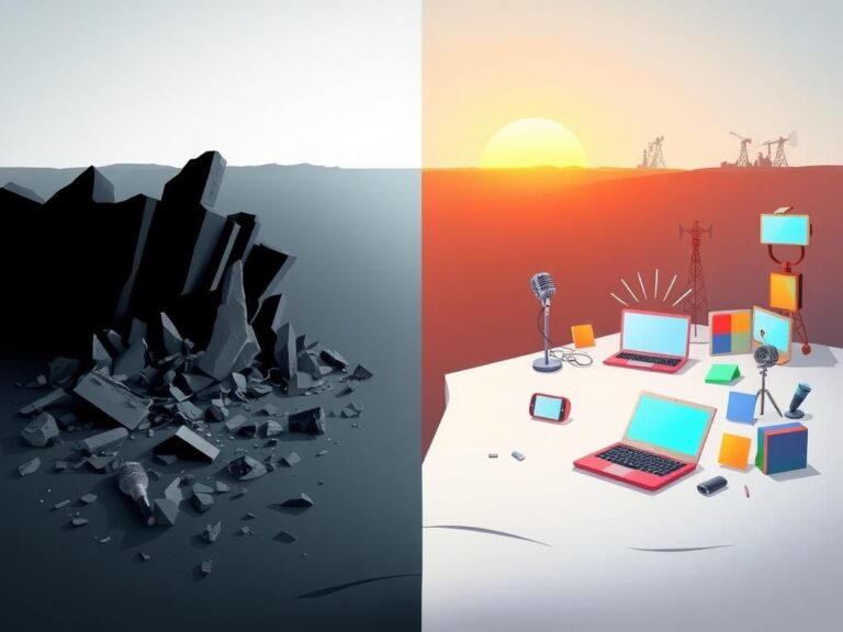 Flick International A digital illustration showcasing the contrast between censorship and free expression in media.