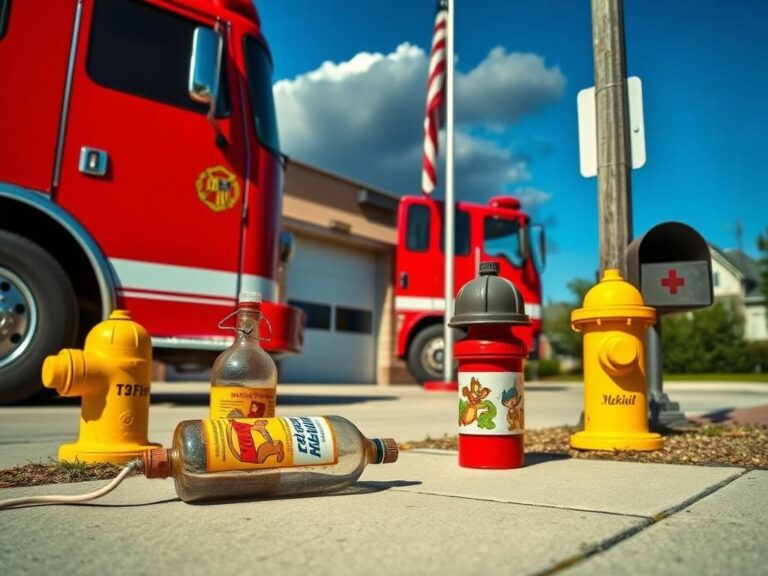 Flick International Two makeshift Molotov cocktails placed near a suburban fire station in Maryland.