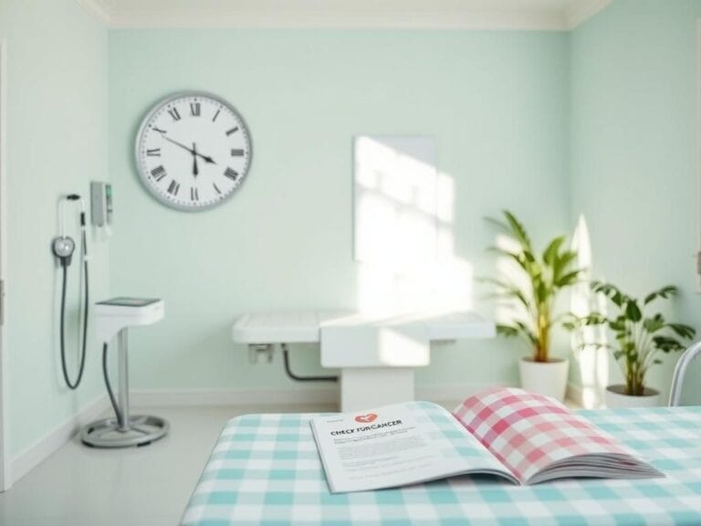 Flick International A brightly lit examination room with medical equipment for gynecological check-ups