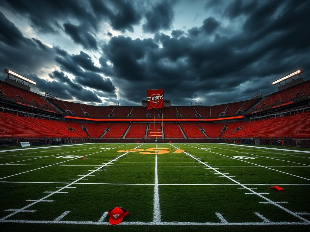 Flick International Empty Boone Pickens Stadium after the departure of Mike Gundy as head coach