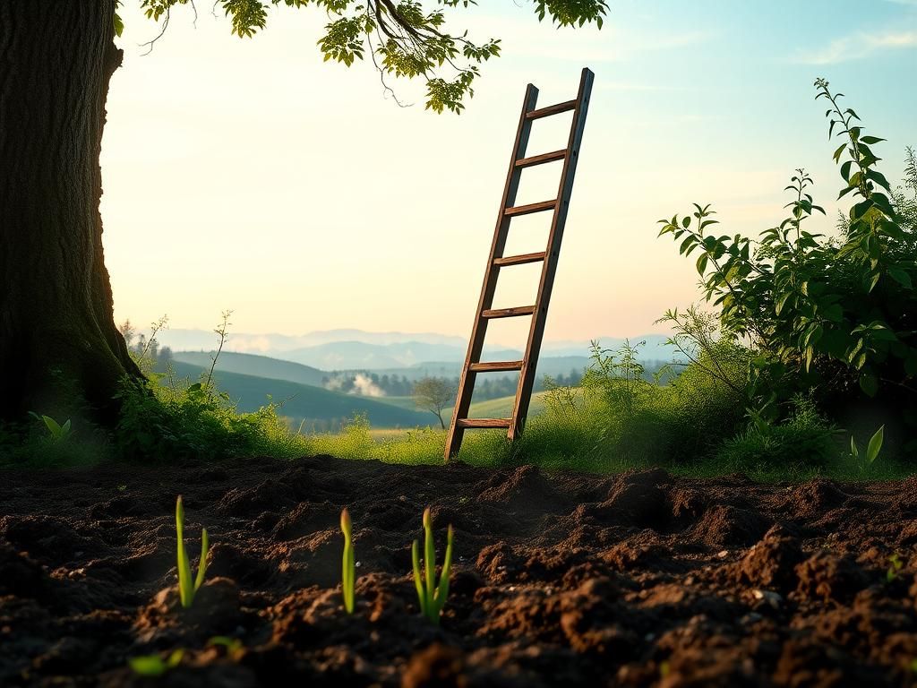 Flick International A serene garden scene representing growth and reflection in relationships