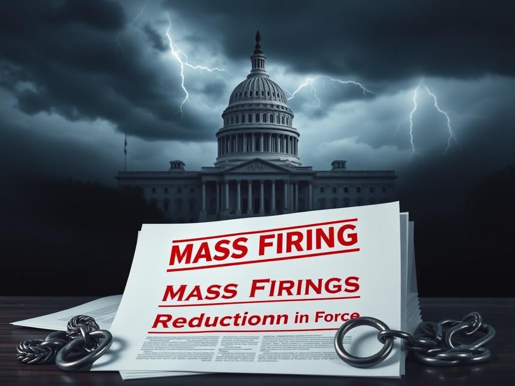 Flick International U.S. Capitol building under dark storm clouds symbolizing political turmoil