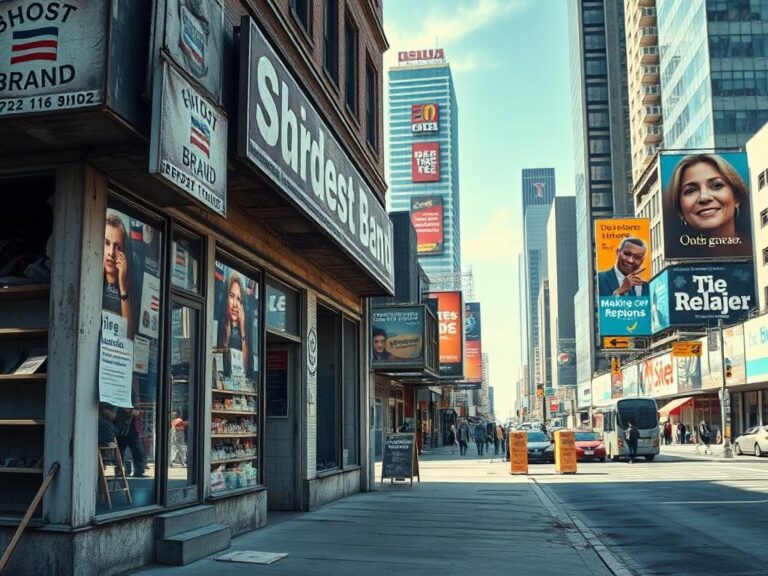 Flick International A weathered storefront symbolizing the disillusionment of a once-prominent political party