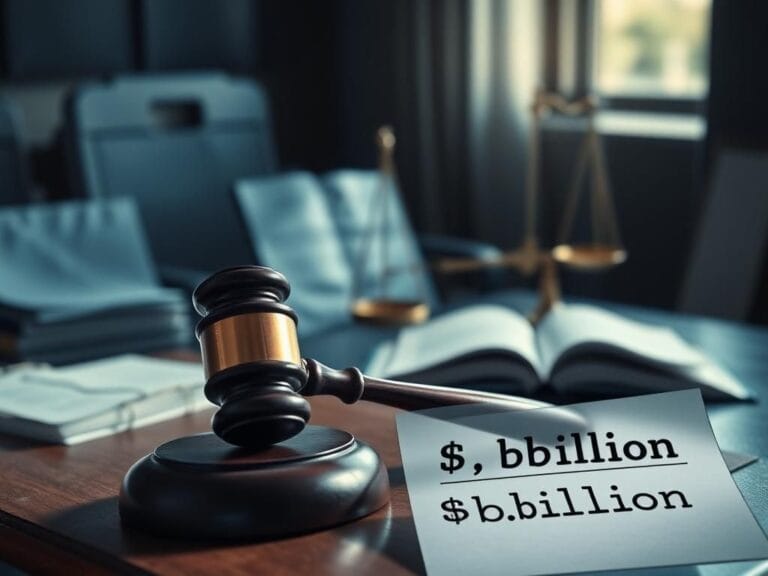 Flick International A gavel resting on an empty courtroom bench representing a legal proceeding