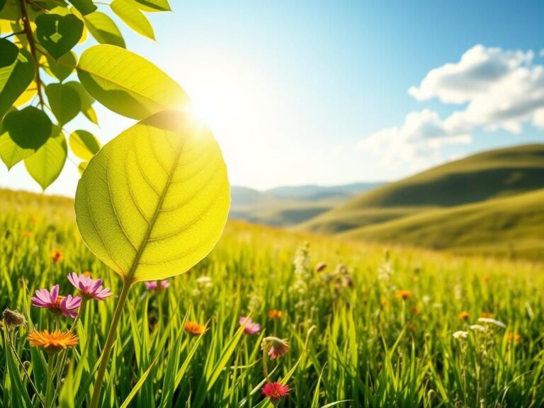 Flick International Large, glossy leaf from a vitamin B3 plant displayed in a vibrant sunlit garden