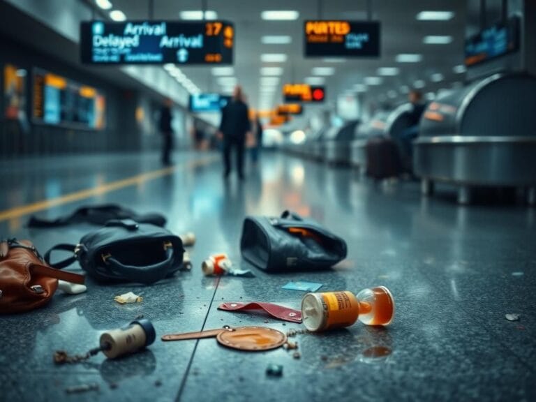 Flick International Chaotic scene at Fort Lauderdale airport after an incident involving Micheal Barrow