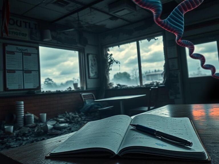 Flick International Dimly lit yogurt shop with charred remnants evokes memories of 1991 murder case.