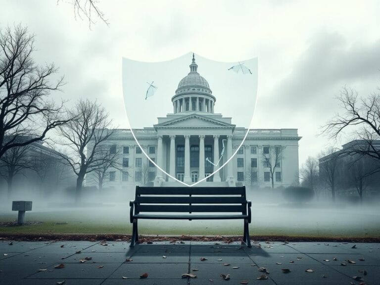 Flick International Conceptual representation of the CDC building obscured by fog
