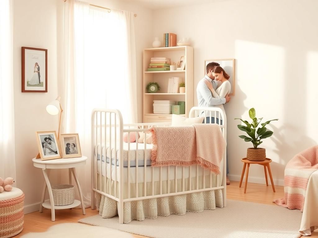 Flick International A serene nursery reflecting young love and family themes