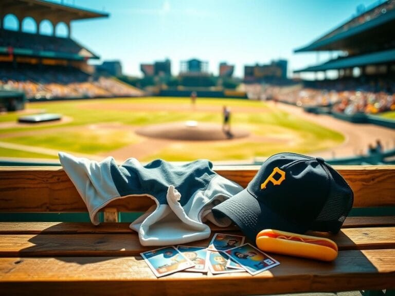 Flick International Close-up of an empty wooden bench at a baseball stadium under bright sunlight