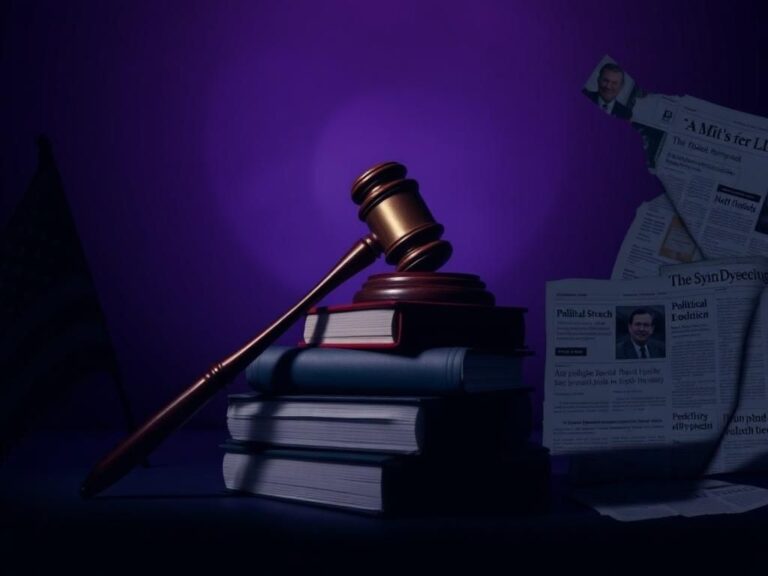 Flick International Abstract representation of a broken gavel on legal textbooks symbolizing free speech discussions