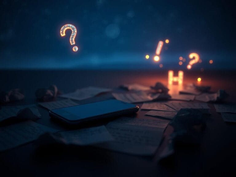 Flick International A sleek smartphone in a dark room symbolizing the intersection of technology and mental health.