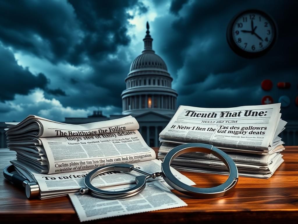 Flick International U.S. Capitol building with storm clouds representing government shutdown