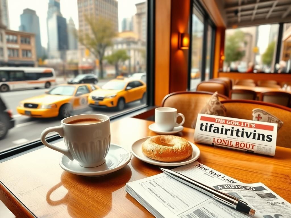 Flick International Cozy breakfast meeting between Andrew Cuomo and Rev. Al Sharpton in a NYC restaurant