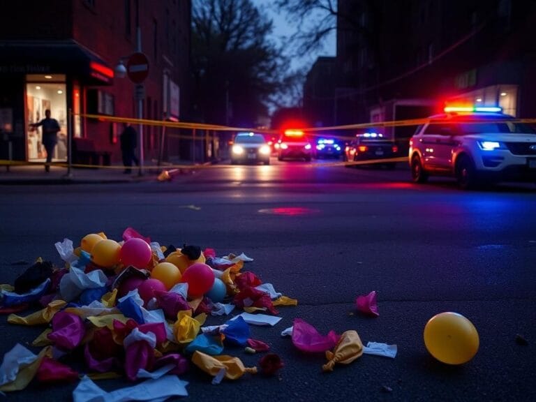 Flick International Aftermath of violence in Crown Heights with remnants of the West Indian Day Parade
