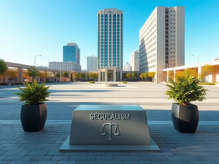 Flick International A serene urban public space featuring a wide-open plaza with smooth cobblestones surrounded by contemporary architecture